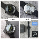 NORTH EDGE APACHE-46 Wasserdichte Multifunktions-Digital-Smart-Sportuhr für Herren, Nylonarmband