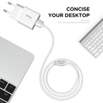 IVON AD-35 2 in 1 18W QC3.0 USB Port Travel Charger + 1m USB to Micro USB Data Cable Set,, EU Plug, US Plug