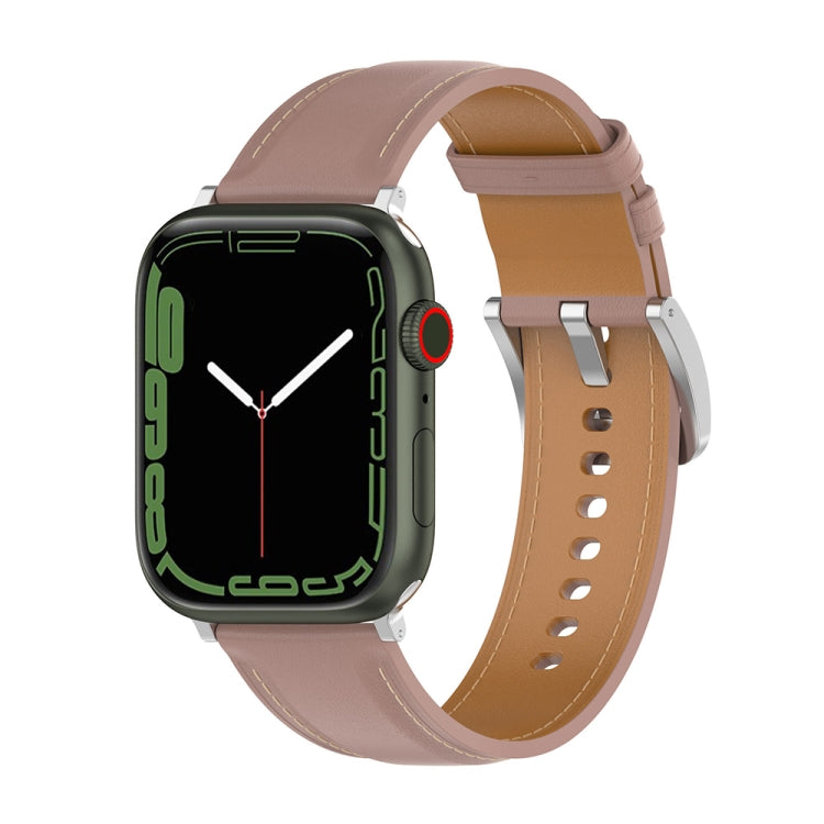 Echtleder-Uhrenarmband, Einheitsgröße für Apple Watch Series 7 (45 mm), 6, SE, 5 und 4 (44 mm) sowie 3, 2 und 1 (42 mm). Einheitsgröße für Apple Watch Ultra (49 mm), Series 8 und 7 (45 mm), SE, 2, 6, SE, 5 und 4 (44 mm) sowie 3, 2 und 1 (42 mm).