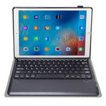 A129 TPU Abnehmbare Bluetooth Tastatur Lederhülle mit Ständer, Für iPad Pro 12.9 Zoll 2015 / 2017, AM17