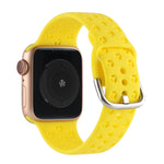 Ausgehöhltes Silikon-Uhrenarmband Für Apple Watch Series, 7 41mm / 6&SE&5&4 40mm / 3&2&1 38mm, 7 45mm / 6&SE&5&4 44mm / 3&2&1 42mm