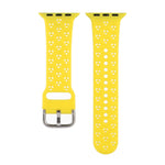 Ausgehöhltes Silikon-Uhrenarmband Für Apple Watch Series, 7 41mm / 6&SE&5&4 40mm / 3&2&1 38mm, 7 45mm / 6&SE&5&4 44mm / 3&2&1 42mm