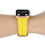 Ausgehöhltes Silikon-Uhrenarmband Für Apple Watch Series, 7 41mm / 6&SE&5&4 40mm / 3&2&1 38mm, 7 45mm / 6&SE&5&4 44mm / 3&2&1 42mm