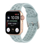 Ausgehöhltes Silikon-Uhrenarmband Für Apple Watch Series, 7 41mm / 6&SE&5&4 40mm / 3&2&1 38mm, 7 45mm / 6&SE&5&4 44mm / 3&2&1 42mm