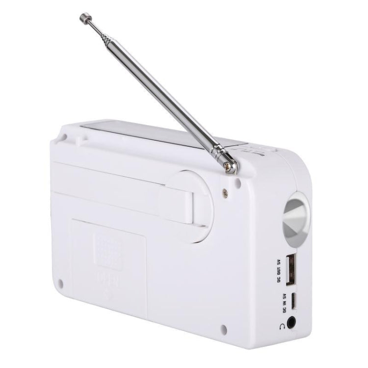 RD-638T Zweiband Solarbetriebener AM / FM Radio Player Taschenlampe mit Dynamo-Funktion