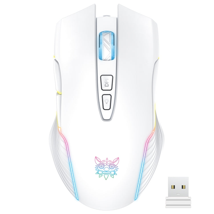 ONIKUMA CW905 2.4G RGB Lighting Kabellose Maus, CW905 Kabellose Maus (Schwarz), CW905 Kabellose Maus (Rosa), CW905 Kabellose Maus (Grau-Weiß)