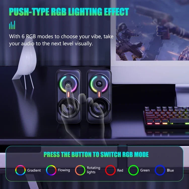 ONIKUMA L6 RGB-Beleuchtung Computer-Audio mit Bluetooth-Funktion, L6