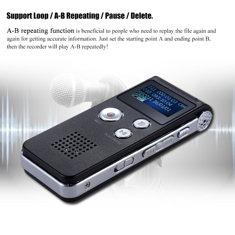 USB Diktiergerät Digitaler Audio-Voice-Recorder mit WAV MP3-Player VAR-Funktion, SK-012 4GB, SK-012 16GB, SK-012 32GB