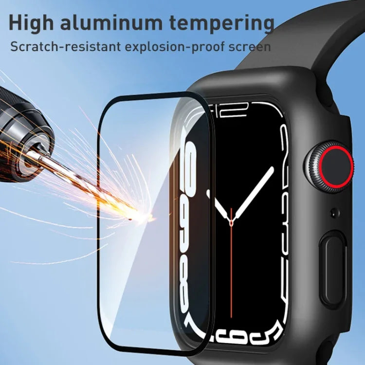 ROCK 2-in-1 PC-Rahmen + Schutzfolienhülle für Apple Watch Series 6 &amp; SE &amp; 5 &amp; 4 (44 mm), 3 &amp; 2 &amp; 1 (42 mm), 3 &amp; 2 &amp; 1 (38 mm)