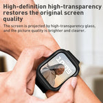 ROCK 2-in-1 PC-Rahmen + Schutzfolienhülle für Apple Watch Series 6 &amp; SE &amp; 5 &amp; 4 (44 mm), 3 &amp; 2 &amp; 1 (42 mm), 3 &amp; 2 &amp; 1 (38 mm)