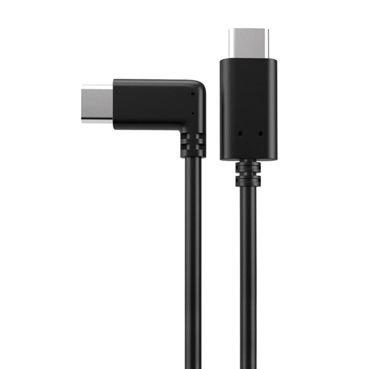 USB 3.2 Gen1 Typ-C auf USB 3.2 Gen1 Typ-C Single-Winkel VR Link Kabel für Oculus Quest 1 / 2, 3m Single-Winkel