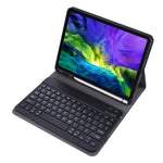 A11B Lammleder-Textur ultradünne Bluetooth Tastatur Lederhülle mit Stifthalter, A11B, Für iPad Air 2022 / Air 2020 10.9