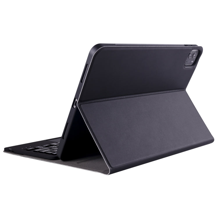 A11B-A Lammleder-Textur ultradünne Bluetooth Tastatur Lederhülle mit Stifthalter & Touchpad, A11B-A