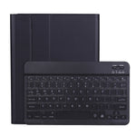 A11BS Lammleder-Textur ultradünne Bluetooth Tastatur Lederhülle mit Stifthalter & Hintergrundbeleuchtung, A11BS