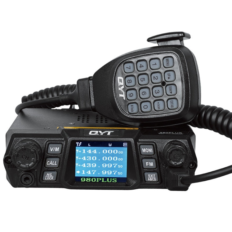 QYT KT-980 Plus 75W(VHF) / 55W(UHF) Dualband Mobilfunkstation für Auto, KT-980 Plus