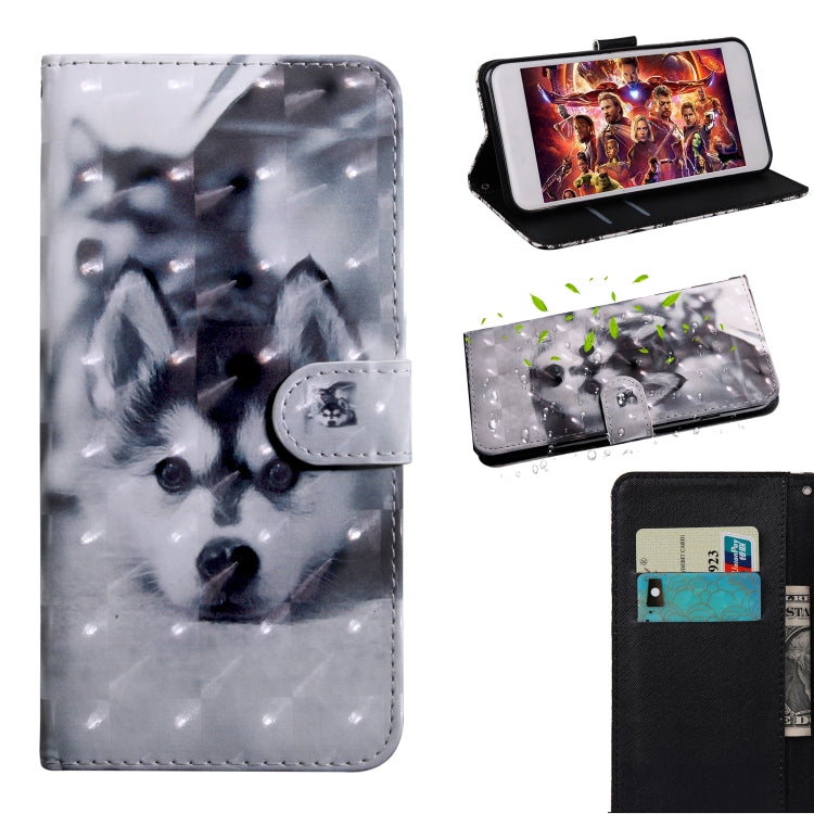 3D Painting Pattern Coloured Drawing Leather Phone Case, For iPhone 13 Pro Max, For iPhone 13 Pro, For iPhone 13, For iPhone 13 mini