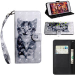3D Painting Pattern Coloured Drawing Leather Phone Case, For iPhone 13 Pro Max, For iPhone 13 Pro, For iPhone 13, For iPhone 13 mini