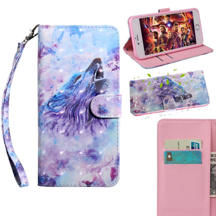 3D Painting Pattern Coloured Drawing Leather Phone Case, For iPhone 13 Pro Max, For iPhone 13 Pro, For iPhone 13, For iPhone 13 mini
