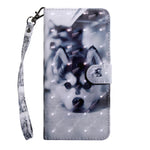 3D Painting Pattern Coloured Drawing Leather Phone Case, For iPhone SE 2022