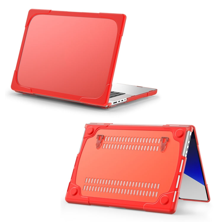 TPU + PC Zweifarbige Stoßfeste Laptop Schutzhülle, für MacBook Pro 16,2 Zoll A2485 2021
