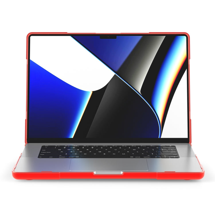 TPU + PC Zweifarbige Stoßfeste Laptop Schutzhülle, für MacBook Pro 16,2 Zoll A2485 2021