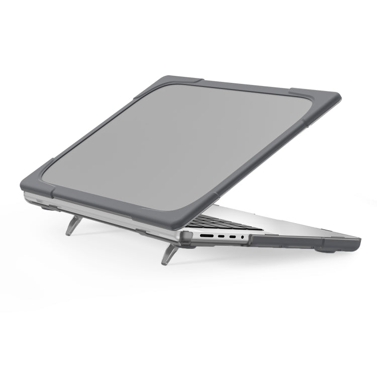TPU + PC Zweifarbige Stoßfeste Laptop Schutzhülle, für MacBook Pro 16,2 Zoll A2485 2021