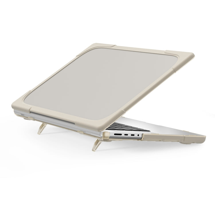 TPU + PC Zweifarbige Stoßfeste Laptop Schutzhülle, für MacBook Pro 16,2 Zoll A2485 2021
