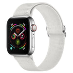 Armband aus Polyester-Nylon für Apple Watch Series 7 (41 mm), 6, SE, 5 und 4 (40 mm), 3, 2 und 1 (38 mm) und 7 (45 mm), 6, SE, 5 und 4 (44 mm) sowie 3, 2 und 1 (42 mm)