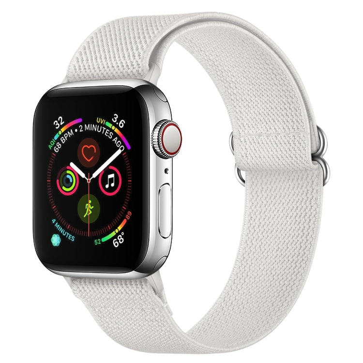 Armband aus Polyester-Nylon für Apple Watch Series 7 (41 mm), 6, SE, 5 und 4 (40 mm), 3, 2 und 1 (38 mm) und 7 (45 mm), 6, SE, 5 und 4 (44 mm) sowie 3, 2 und 1 (42 mm)