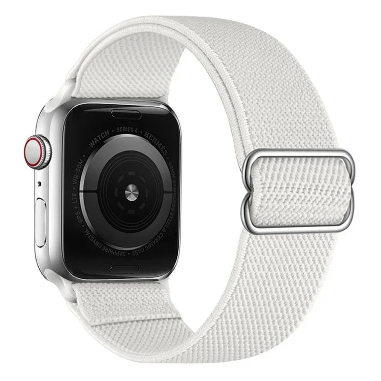 Armband aus Polyester-Nylon für Apple Watch Series 7 (41 mm), 6, SE, 5 und 4 (40 mm), 3, 2 und 1 (38 mm) und 7 (45 mm), 6, SE, 5 und 4 (44 mm) sowie 3, 2 und 1 (42 mm)