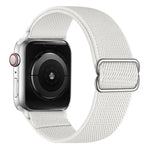 Armband aus Polyester-Nylon für Apple Watch Series 7 (41 mm), 6, SE, 5 und 4 (40 mm), 3, 2 und 1 (38 mm) und 7 (45 mm), 6, SE, 5 und 4 (44 mm) sowie 3, 2 und 1 (42 mm)