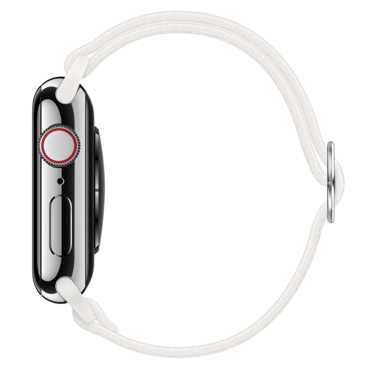 Armband aus Polyester-Nylon für Apple Watch Series 7 (41 mm), 6, SE, 5 und 4 (40 mm), 3, 2 und 1 (38 mm) und 7 (45 mm), 6, SE, 5 und 4 (44 mm) sowie 3, 2 und 1 (42 mm)