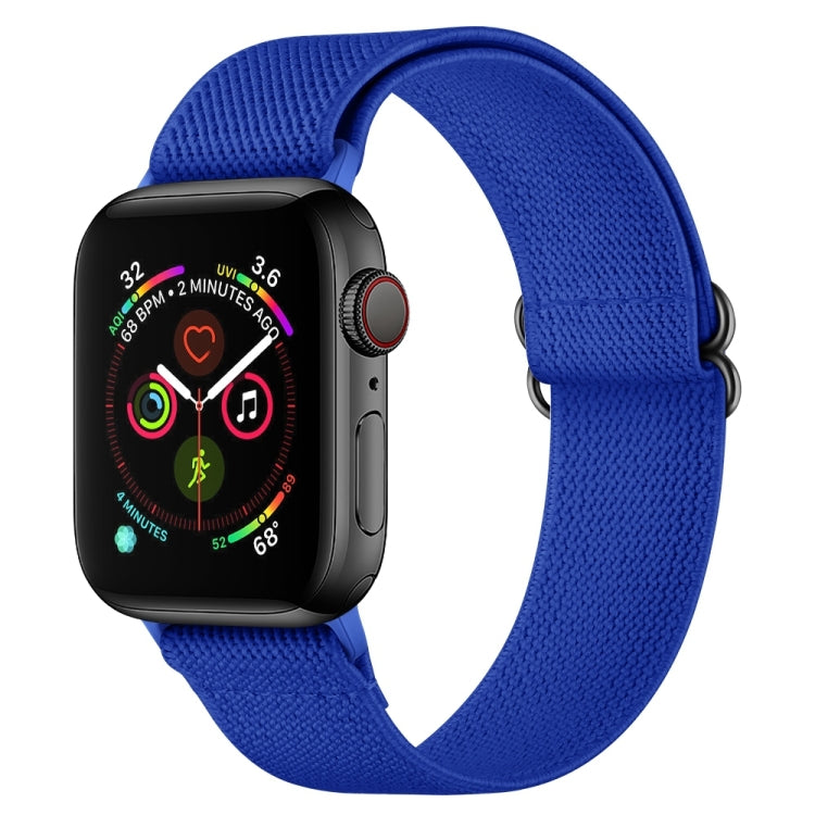 Armband aus Polyester-Nylon für Apple Watch Series 7 (41 mm), 6, SE, 5 und 4 (40 mm), 3, 2 und 1 (38 mm) und 7 (45 mm), 6, SE, 5 und 4 (44 mm) sowie 3, 2 und 1 (42 mm)