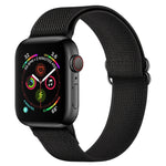 Armband aus Polyester-Nylon für Apple Watch Series 7 (41 mm), 6, SE, 5 und 4 (40 mm), 3, 2 und 1 (38 mm) und 7 (45 mm), 6, SE, 5 und 4 (44 mm) sowie 3, 2 und 1 (42 mm)