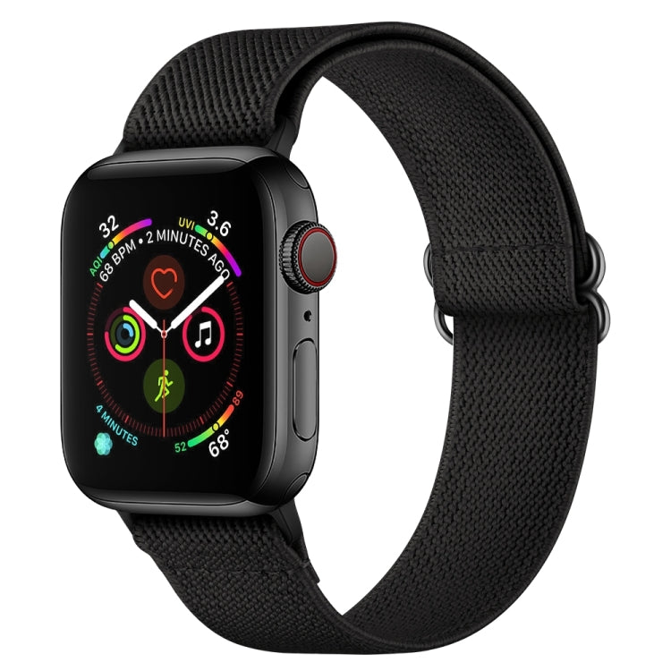 Armband aus Polyester-Nylon für Apple Watch Series 7 (41 mm), 6, SE, 5 und 4 (40 mm), 3, 2 und 1 (38 mm) und 7 (45 mm), 6, SE, 5 und 4 (44 mm) sowie 3, 2 und 1 (42 mm)