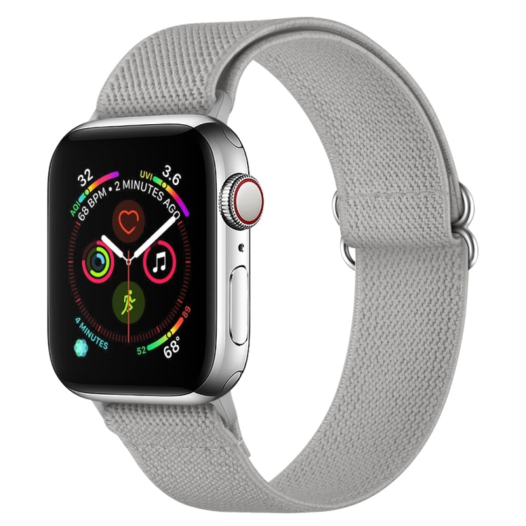 Armband aus Polyester-Nylon für Apple Watch Series 7 (41 mm), 6, SE, 5 und 4 (40 mm), 3, 2 und 1 (38 mm) und 7 (45 mm), 6, SE, 5 und 4 (44 mm) sowie 3, 2 und 1 (42 mm)
