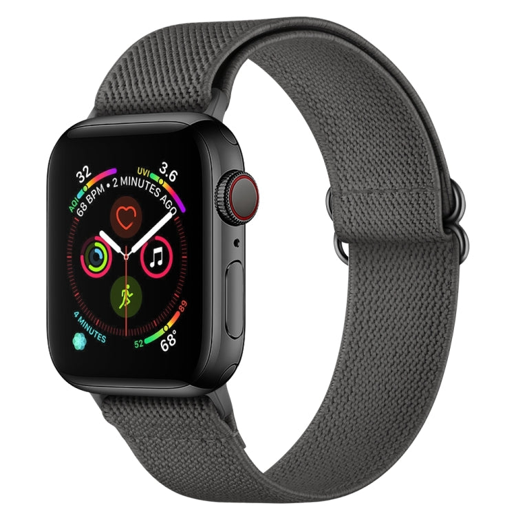 Armband aus Polyester-Nylon für Apple Watch Series 7 (41 mm), 6, SE, 5 und 4 (40 mm), 3, 2 und 1 (38 mm) und 7 (45 mm), 6, SE, 5 und 4 (44 mm) sowie 3, 2 und 1 (42 mm)