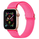 Armband aus Polyester-Nylon für Apple Watch Series 7 (41 mm), 6, SE, 5 und 4 (40 mm), 3, 2 und 1 (38 mm) und 7 (45 mm), 6, SE, 5 und 4 (44 mm) sowie 3, 2 und 1 (42 mm)