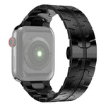 Edelstahlarmband für Apple Watch Series 7 (41 mm), 6, SE, 5 und 4 (40 mm), 3, 2 und 1 (38 mm), 7 (45 mm), 6, SE, 5 und 4 (44 mm) sowie 3, 2 und 1 (42 mm)