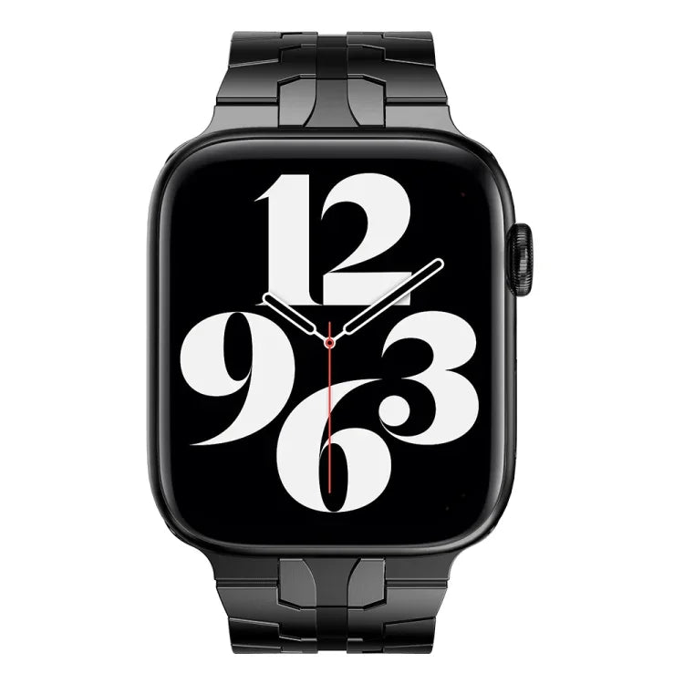 Edelstahlarmband für Apple Watch Series 7 (41 mm), 6, SE, 5 und 4 (40 mm), 3, 2 und 1 (38 mm), 7 (45 mm), 6, SE, 5 und 4 (44 mm) sowie 3, 2 und 1 (42 mm)