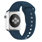 Silikonarmband mit Hundepfoten-Prägung für Apple Watch Series 7 (41 mm), 6, SE, 5, 4 (40 mm), 3, 2, 1 (38 mm) und 7 (45 mm), 6, SE, 5, 4 (44 mm) sowie 3, 2, 1 (42 mm).