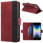 Stitching Magnetic RFID Leather Case, For iPhone XS Max, For iPhone SE 2022 / SE 2020 / 7 / 8, For iPhone 7 Plus / 8 Plus