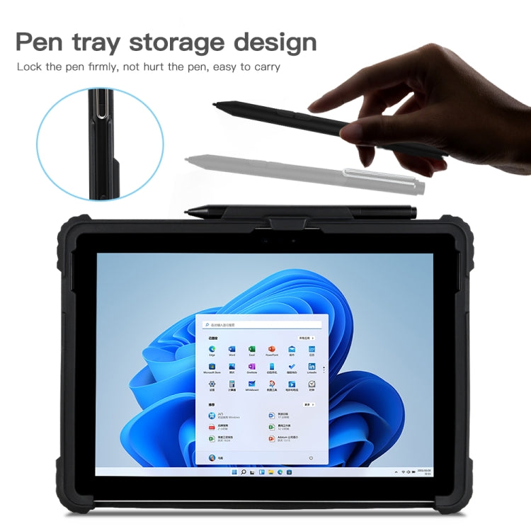Acryl Transparente Hand- und Schultergurt Laptop-Hülle, Für MicroSoft Surface Pro 8, Für MicroSoft Surface Pro 4 / 5 / 6 / 7 / 7+, Für MicroSoft Surface Go 1 / 2 / 3