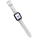 Glänzendes Lederarmband für Apple Watch Series 7 (41 mm), 6, SE, 5 und 4 (40 mm), 3, 2 und 1 (38 mm), 7 (45 mm), 6, SE, 5 und 4 (44 mm) sowie 3, 2 und 1 (42 mm)