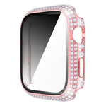 Diamant PC- + Panzerglas-Uhrengehäuse für Apple Watch Series, 7 41mm, 7 45mm