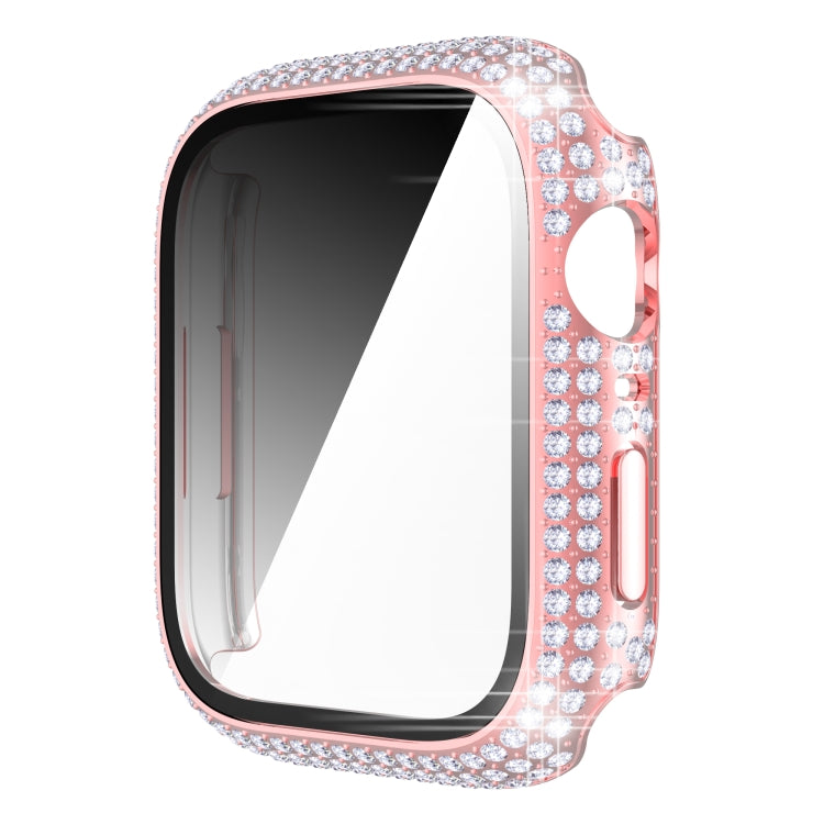 Diamant PC- + Panzerglas-Uhrengehäuse für Apple Watch Series, 7 41mm, 7 45mm
