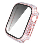 Diamant PC- + Panzerglas-Uhrengehäuse für Apple Watch Series, 7 41mm, 7 45mm