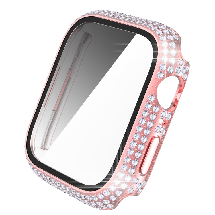 Diamant PC- + Panzerglas-Uhrengehäuse für Apple Watch Series, 7 41mm, 7 45mm