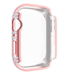 Diamant PC- + Panzerglas-Uhrengehäuse für Apple Watch Series, 7 41mm, 7 45mm