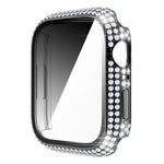Diamant PC- + Panzerglas-Uhrengehäuse für Apple Watch Series, 7 41mm, 7 45mm